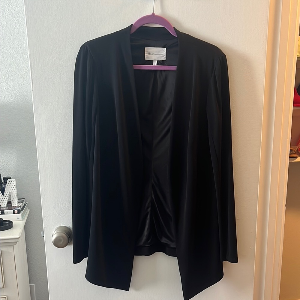 BCBG Generation black jacket, light blazer;